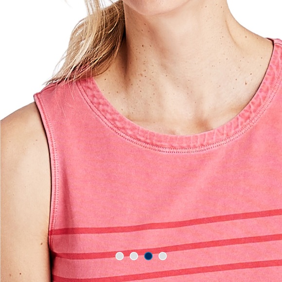 VINEYARD VINES OVER-DYED STRIPED NANTUCKET SHIFT DRESS - Picture 6 of 6